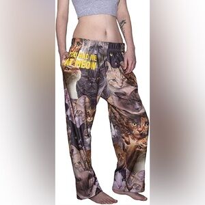 Cat Pajama Pants by Brief Insanity. Size S